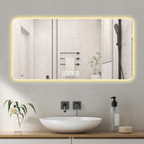 24" Lighted Frameless Anti Fog Bathroom Vanity Mirror - HomeRoots - Flyclothing LLC
