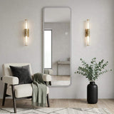 65" Lighted Frameless Anti Fog Full Length Hanging Mirror - HomeRoots - Flyclothing LLC
