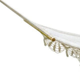 Ivory Single Spreader Bar Hammock With Lace - HomeRoots - Flyclothing LLC