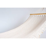 Off White Single Spreader Bar Hammock - HomeRoots - Flyclothing LLC