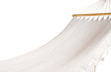Off White Single Spreader Bar Hammock - HomeRoots - Flyclothing LLC