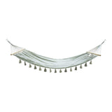 Gray Single Spreader Bar Hammock With Tassels - HomeRoots - Flyclothing LLC