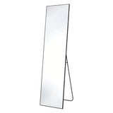 59" Black Aluminum Freestanding And Wall Mounted Framed Full Length Mirror - HomeRoots - Flyclothing LLC