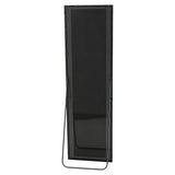 64" Black Aluminum Freestanding And Wall Mounted Framed Full Length Mirror - HomeRoots - Flyclothing LLC