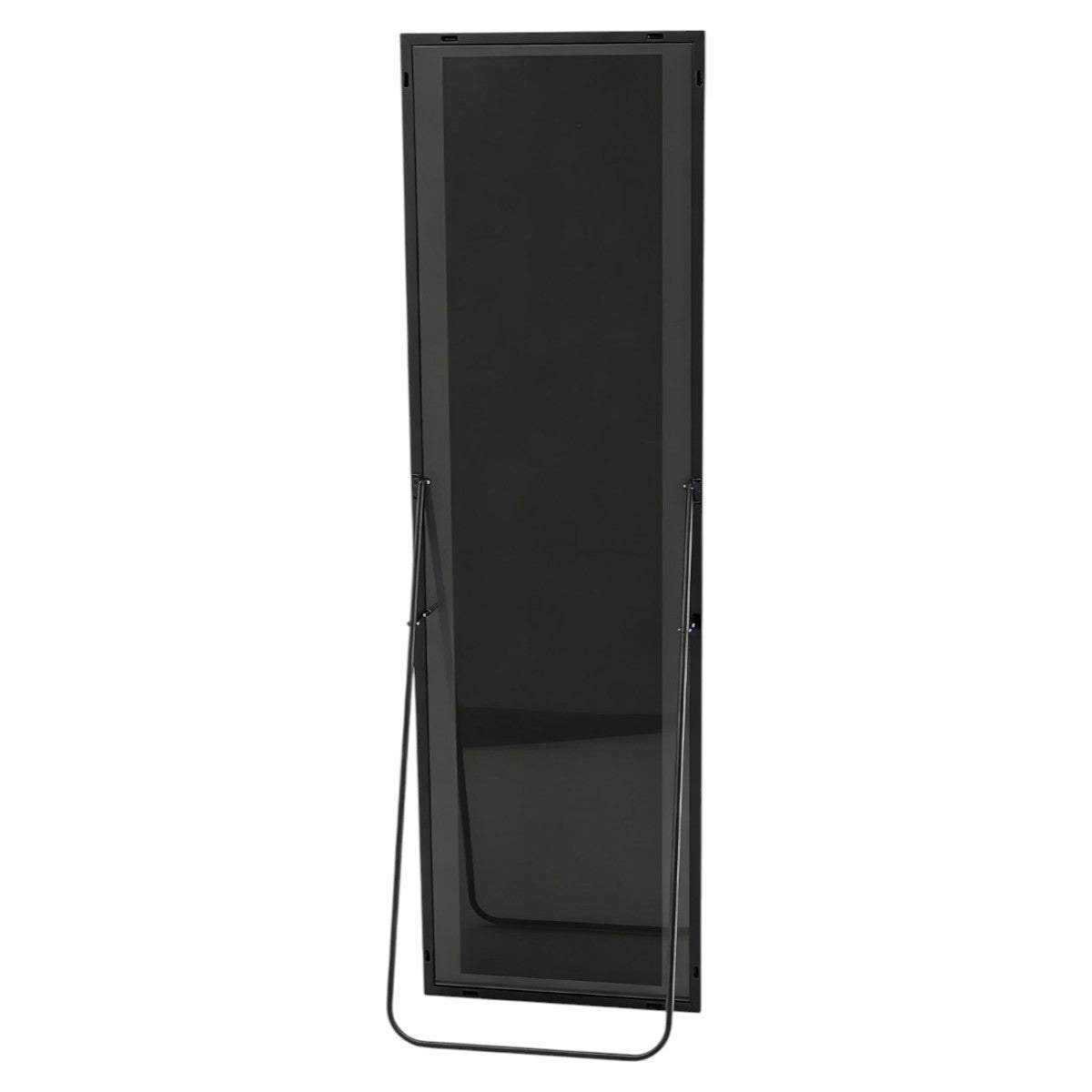 70" Black Aluminum Freestanding And Wall Mounted Framed Full Length Mirror - HomeRoots - Flyclothing LLC