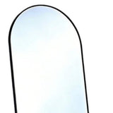 70" Black Aluminum Arch Freestanding And Wall Mounted Framed Full Length Mirror - HomeRoots - Flyclothing LLC