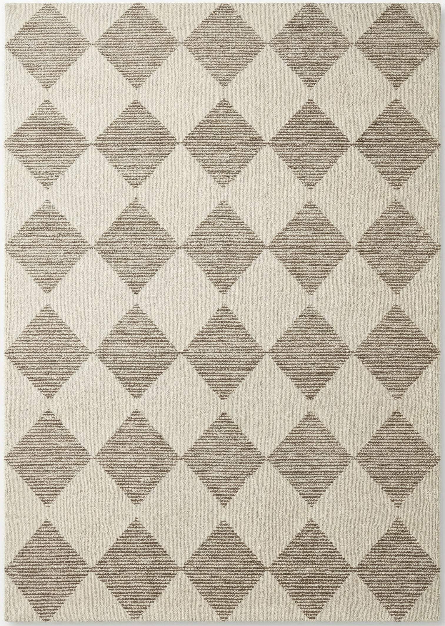 10' X 14' Brown And Beige Geometric Area Rug - HomeRoots - Flyclothing LLC