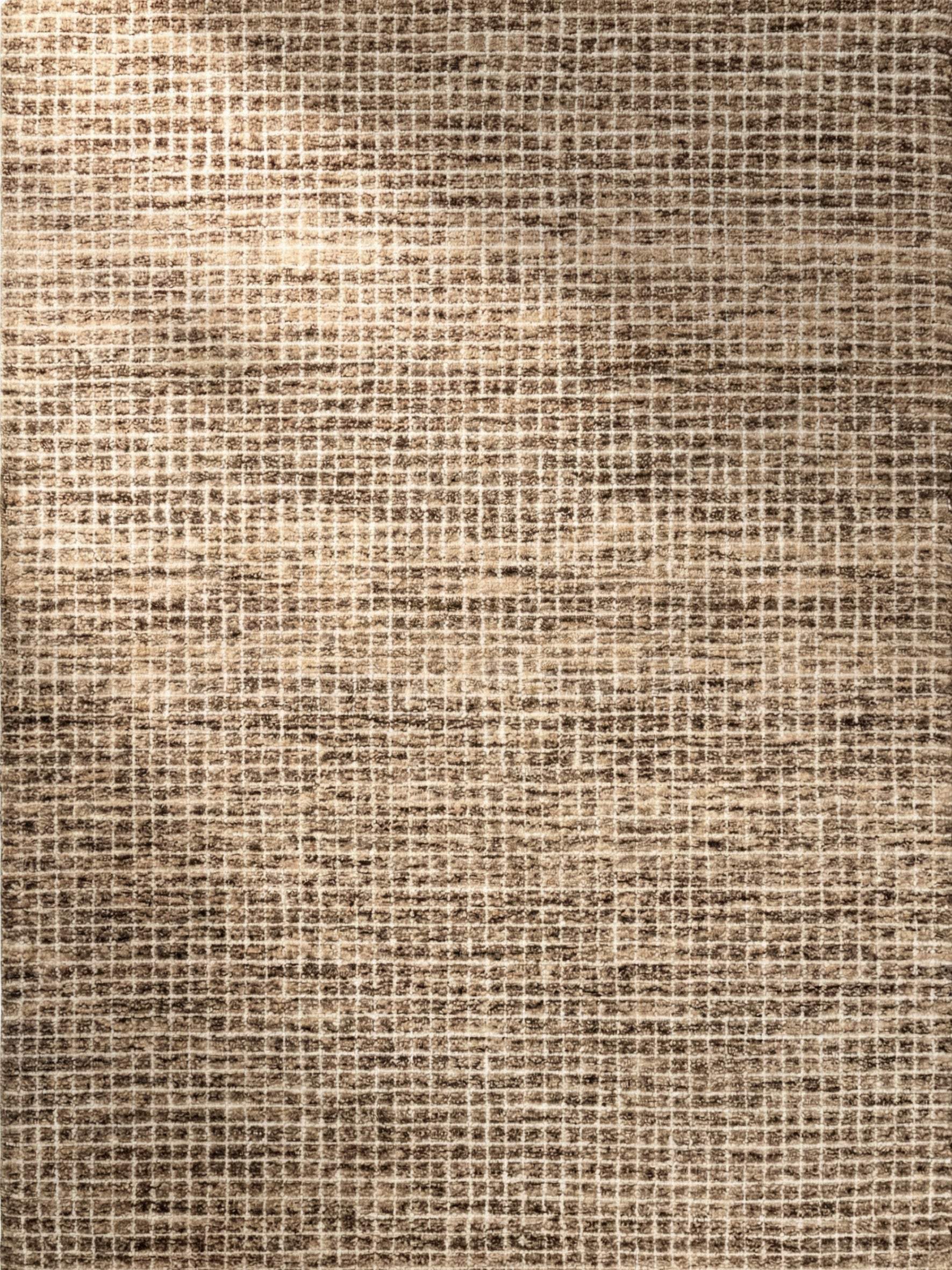 10' X 14' Brown And Gray Geometric Area Rug - HomeRoots - Flyclothing LLC