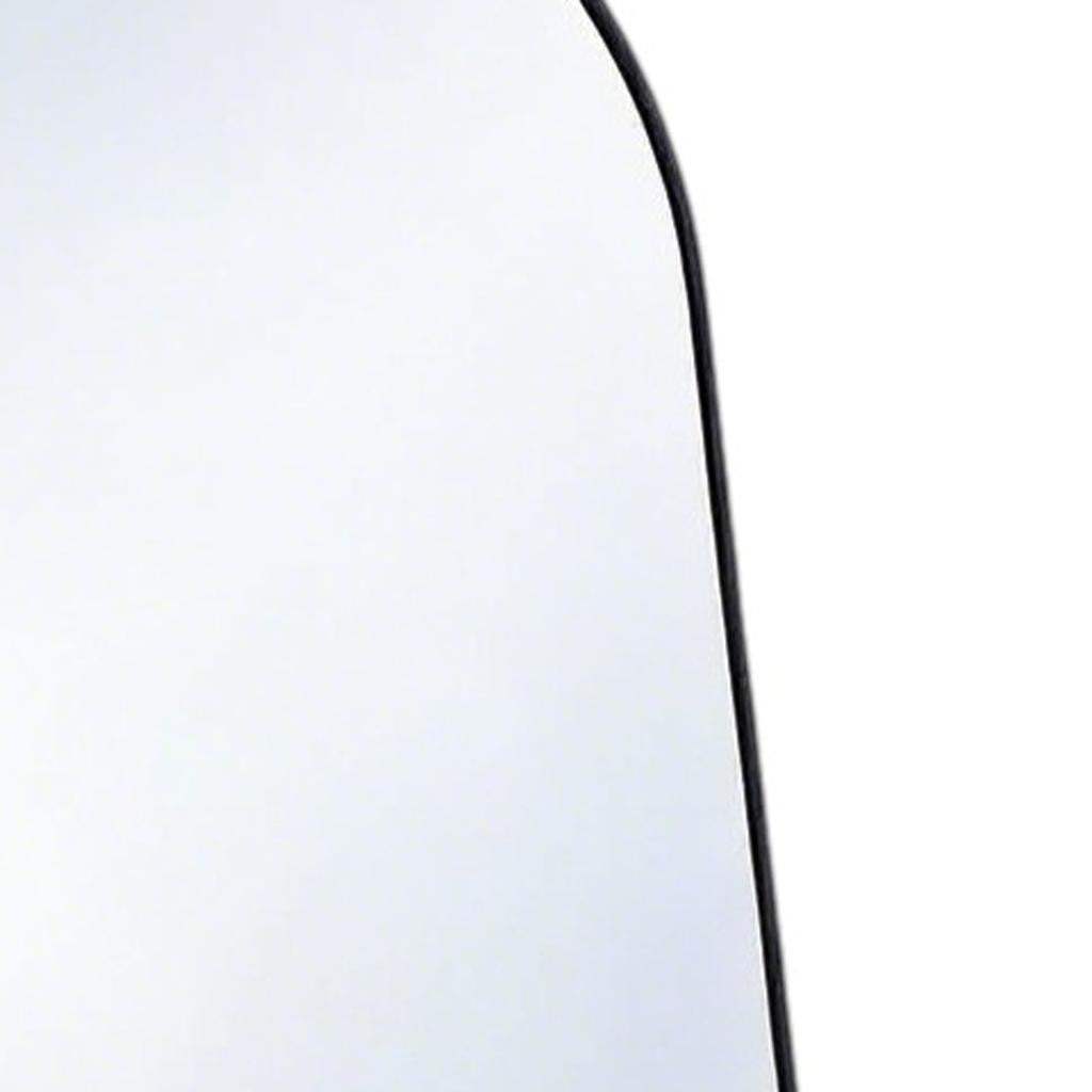 56" Black Aluminum Arch Freestanding And Wall Mounted Framed Full Length Mirror - HomeRoots - Flyclothing LLC