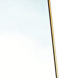 56" Gold Aluminum Freestanding And Wall Mounted Framed Full Length Mirror - HomeRoots - Flyclothing LLC