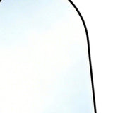 55" Black Aluminum Arch Freestanding And Wall Mounted Framed Full Length Mirror - HomeRoots - Flyclothing LLC