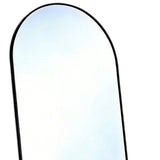 57" Black Aluminum Arch Freestanding And Wall Mounted Framed Full Length Mirror - HomeRoots - Flyclothing LLC