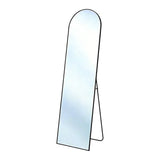 57" Black Aluminum Arch Freestanding And Wall Mounted Framed Full Length Mirror - HomeRoots - Flyclothing LLC