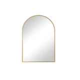 35" Gold Aluminum Arch Framed Anti Fog Accent Mirror - HomeRoots - Flyclothing LLC