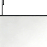47" Black Aluminum Over the Door Framed Accent Mirror - HomeRoots - Flyclothing LLC