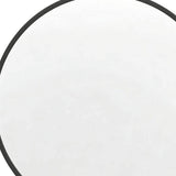 30" Black Aluminum Round Framed Accent Mirror - HomeRoots - Flyclothing LLC