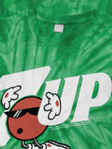 7UP Soda T-Shirt - Kelly Green Tie Dye