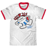 Hawaiian Punch Ringer T-Shirt - White/Red