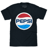 80s Pepsi Logo T-Shirt - Navy Blue