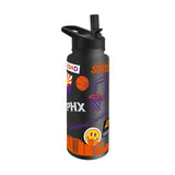 Phoenix Suns 34oz Black Native Quencher Bottle - Logo Brands - Flyclothing LLC