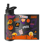 Phoenix Suns 34oz Black Native Quencher Bottle - Logo Brands - Flyclothing LLC