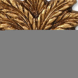 4" Antiqued Gold Cast Iron Palm Tree Wall Hook - HomeRoots - Flyclothing LLC