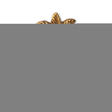 4" Antiqued Gold Cast Iron Palm Tree Wall Hook - HomeRoots - Flyclothing LLC