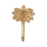 4" Antiqued Gold Cast Iron Palm Tree Wall Hook - HomeRoots - Flyclothing LLC