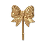 4" Gold Cast Iron Bow Wall Hook - HomeRoots - Flyclothing LLC