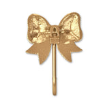 4" Gold Cast Iron Bow Wall Hook - HomeRoots - Flyclothing LLC