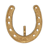 4" Antiqued Gold Cast Iron Horseshoe Wall Hook - HomeRoots - Flyclothing LLC