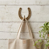 4" Antiqued Gold Cast Iron Horseshoe Wall Hook - HomeRoots - Flyclothing LLC