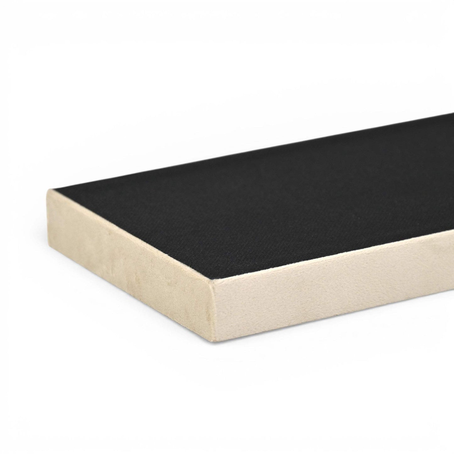 9" Cream Wood And Velvet Handmade Trinket Tray - HomeRoots - Flyclothing LLC