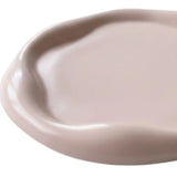 7" Pale Pink Resin Handmade Round Trinket Tray - Homeroots - Flyclothing LLC