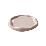 7" Pale Pink Resin Handmade Round Trinket Tray - Homeroots - Flyclothing LLC