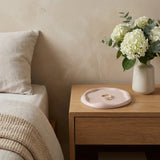 7" Pale Pink Resin Handmade Round Trinket Tray - Homeroots - Flyclothing LLC