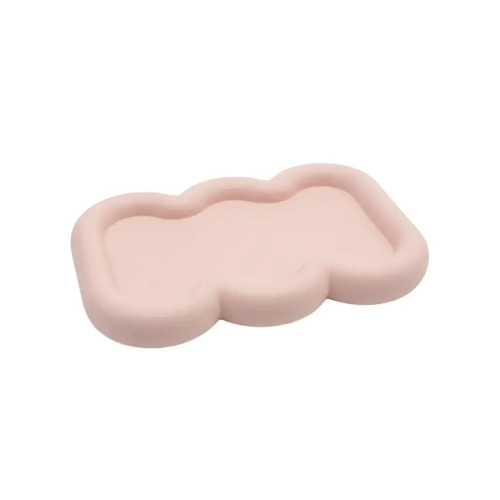 7" Pale Pink Resin Handmade Scalloped Trinket Tray - Homeroots - Flyclothing LLC