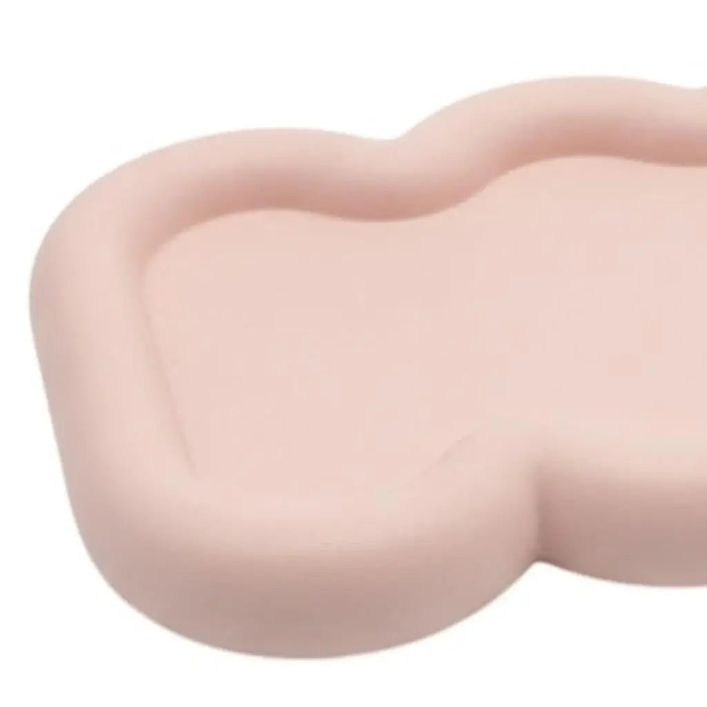 7" Pale Pink Resin Handmade Scalloped Trinket Tray - Homeroots - Flyclothing LLC