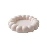 5" Pale Pink Resin Handmade Round Trinket Tray - Homeroots - Flyclothing LLC