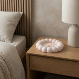 5" Pale Pink Resin Handmade Round Trinket Tray - Homeroots - Flyclothing LLC