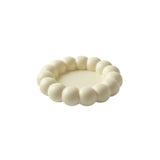 5" Light Yellow Resin Handmade Round Trinket Tray - Homeroots - Flyclothing LLC