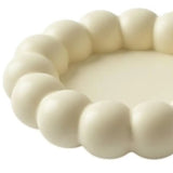 5" Light Yellow Resin Handmade Round Trinket Tray - Homeroots - Flyclothing LLC