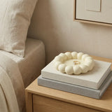 5" Light Yellow Resin Handmade Round Trinket Tray - Homeroots - Flyclothing LLC