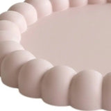 6" Pale Pink Resin Handmade Round Trinket Tray - Homeroots - Flyclothing LLC