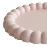 6" Pale Pink Resin Handmade Round Trinket Tray - Homeroots - Flyclothing LLC