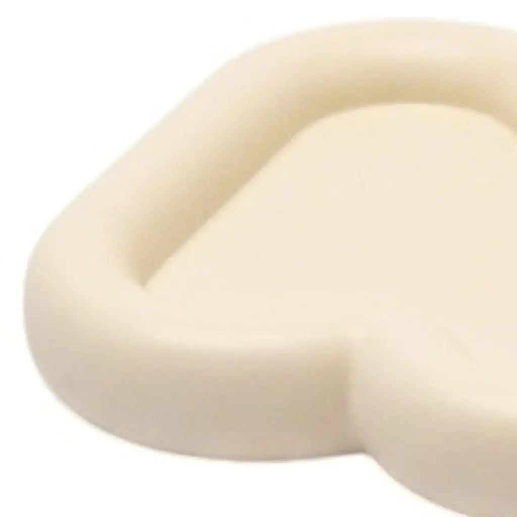 7" Light Yellow Resin Handmade Curvy Scalloped Trinket Tray - Homeroots - Flyclothing LLC