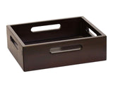 13" Black Solid Wood Organizing Box - HomeRoots - Flyclothing LLC