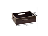 13" Black Solid Wood Organizing Box - HomeRoots - Flyclothing LLC