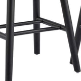 Set of Two Black Solid Wood Windsor Back Dining Side Chairs - HomeRoots - Flyclothing LLC
