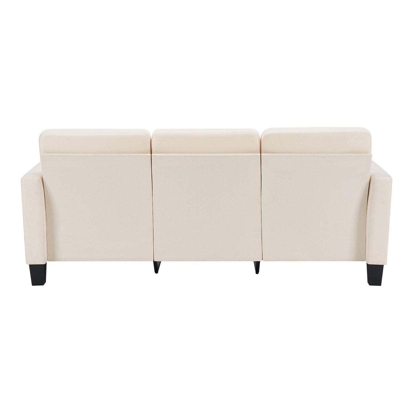 84" Beige Linen Sofa - HomeRoots - Flyclothing LLC